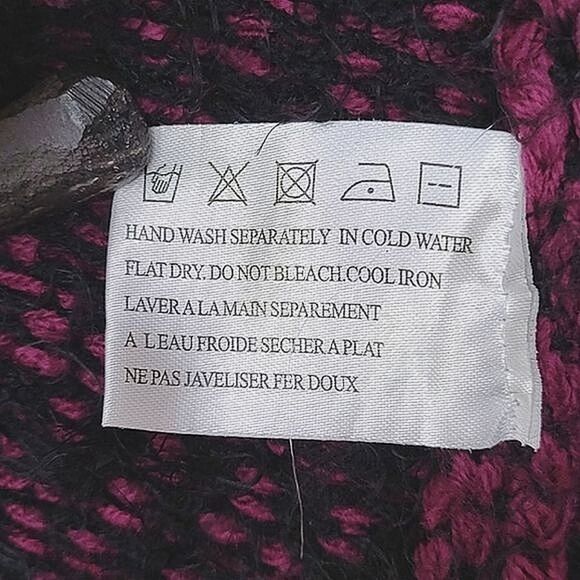 Bailey purple longline fuzzy sweater jacket size M - Picture 7 of 13